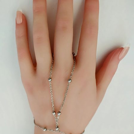 Paslanmaz çelik Şahmeran, gümüş renk, Dorika Detaylı